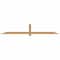 Ekena Millwork Eugene Smooth Timber Gable Bracket, Western Red Cedar, 96"W x 16"H x 1 1/2"D x 3 1/2"F, 4/12 Pitch GBW096X16X0204EUG00SWR - alternate 1